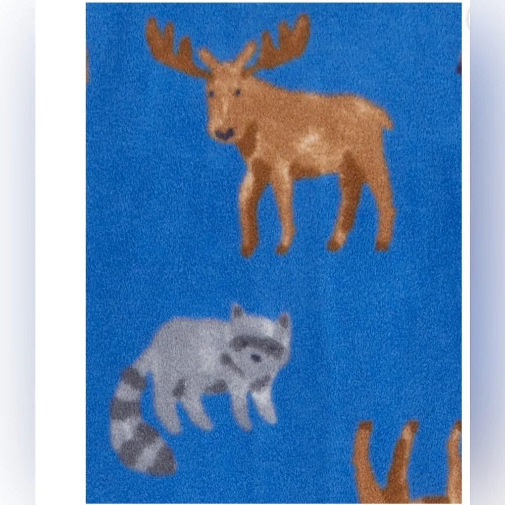 NWT Carters Animal Fleece One Piece Pajamas